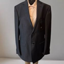 NWT Ermenegildo Z Zegna Wool/Mohair Blazer Plaid 50L IT MSRP $1195