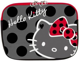 Hello Kitty KT4311BP 9" - 11" Notebook Tablet Sleeve (Black)
