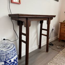 Antique 19th Century Asian Chinese Alter Console Table