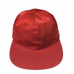 Supreme Red Strap Logo 6-Panel Hat