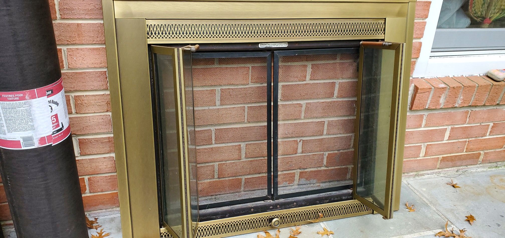 Fireplace doors and screens