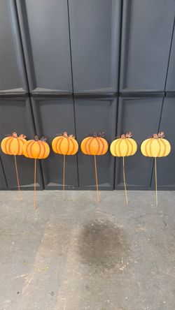 Pumpkin 🎃 Plant Stakes