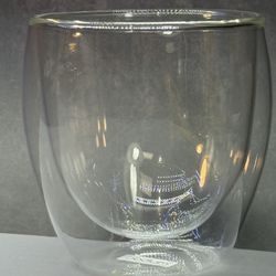 (1) BODUM Double-Wall Insulated Stemless Wine Glass Tumbler. 8oz. 