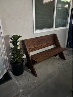 Wood Bench