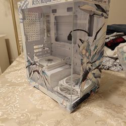 ROG x Hakugei Anime Edition mATX PC Case – Limited White Custom