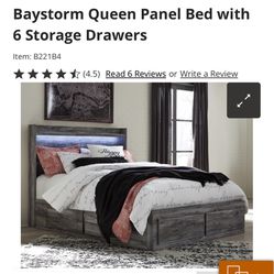 MUST GO!!! Gray Bed Frame