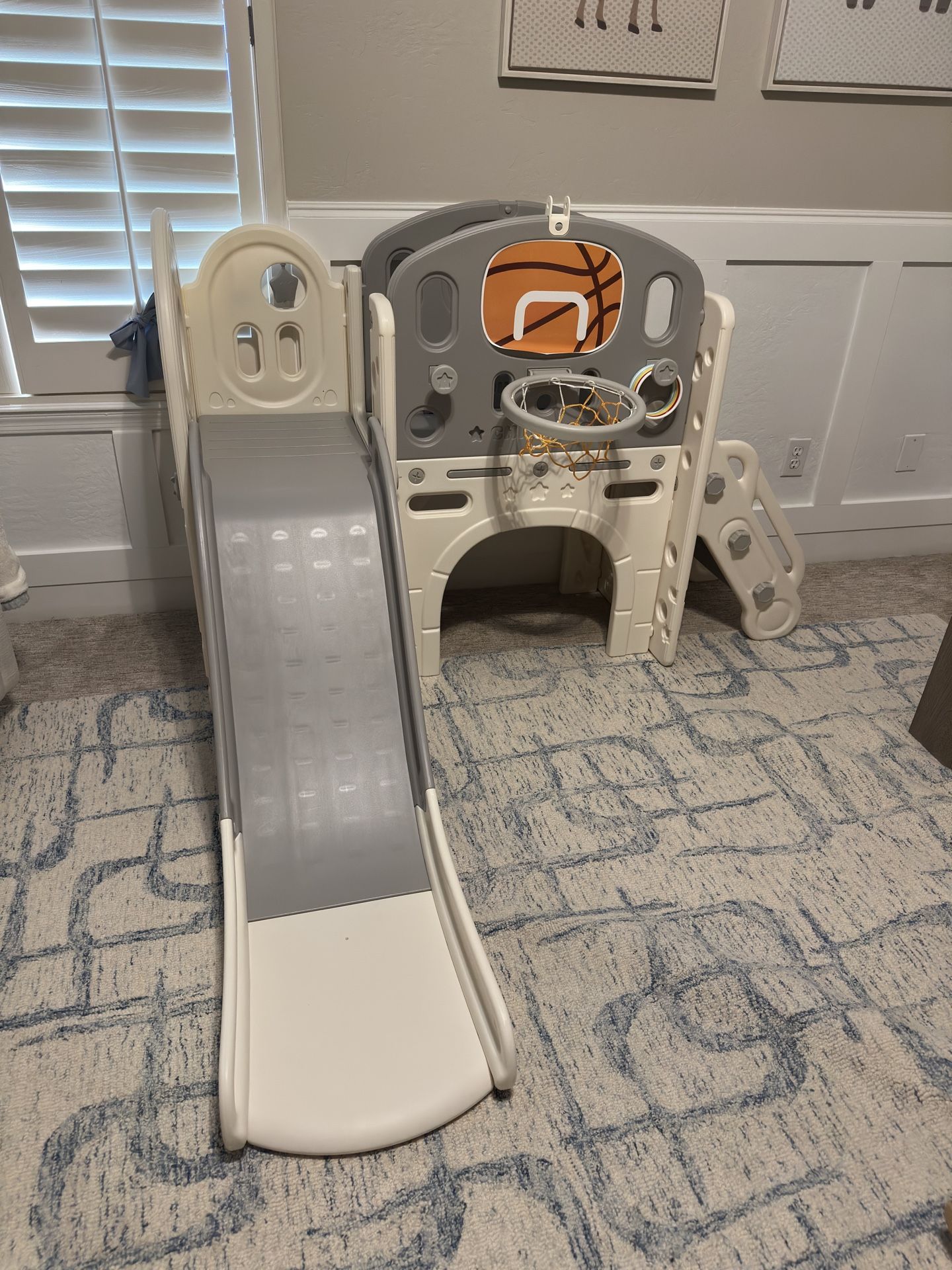 BIERUM 9 in 1 Toddler Slide, Kid Slide for Toddlers