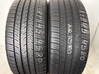 2 Tires 245 45 20 Michelin Pilot Sport All Season 4 High Tread No Repairs 