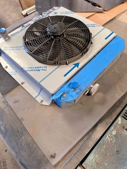 55-59 Chevy 3100 ls swap radiator