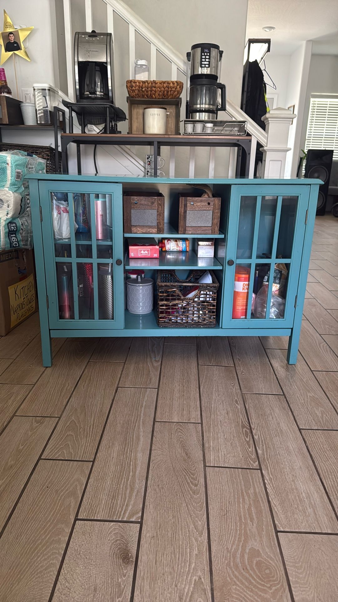 $80 OBO Cabinet/hutch/coffee Bar