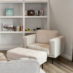 Armchair with Ottoman - Accepting Best Offer