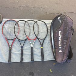 Set Of Tennis Racks All For One Price 