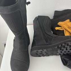Motorcycle Boots, Gloves, Pants 