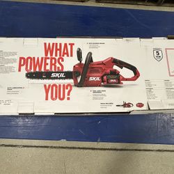 New Powercore Skil 40  Cordless Chainsaw With Battery And Charger