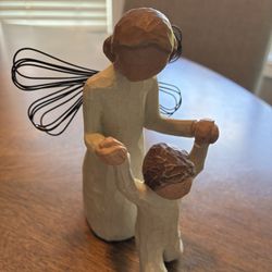 Willow Tree Guardian Angel Figure W/child