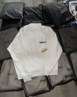 Light Oatmeal Essentials hoodie