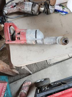 Right angle corded drill