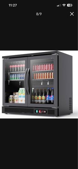 Brand new commercial double beverage refrigerator