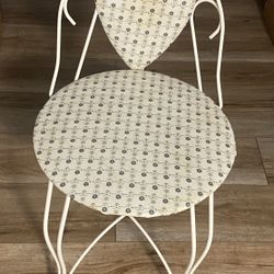 Small metal chair