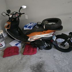 150cc  Wolf Scooter 