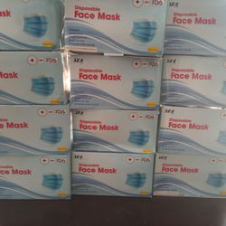 Sea Disposable Face Mask UV Protection And 4 Layer Protection