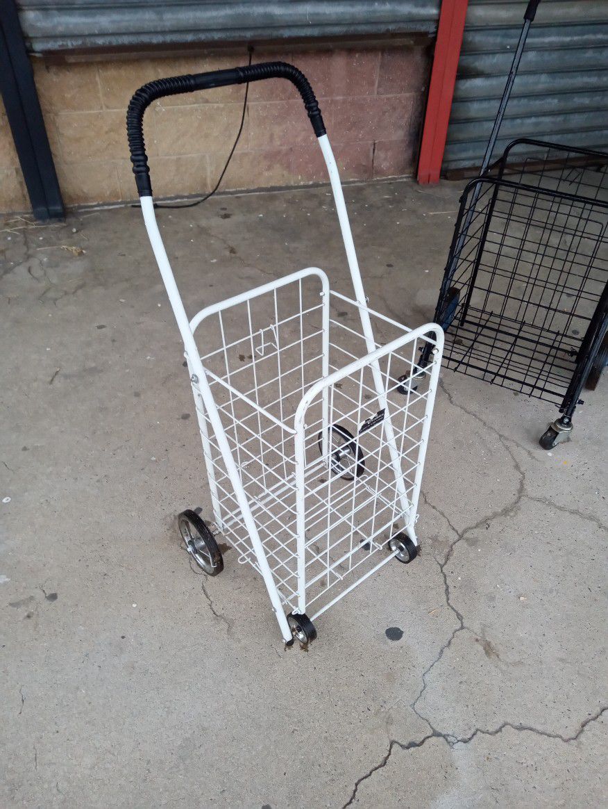 White Shopping Cart