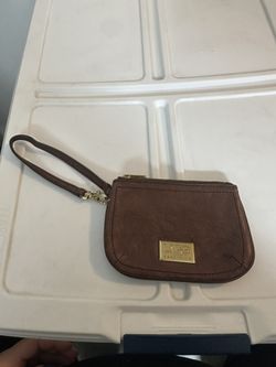 UGG Chestnut Leather Wristlet