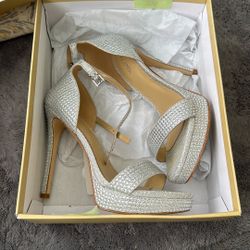 Michael Kors Silver Heels