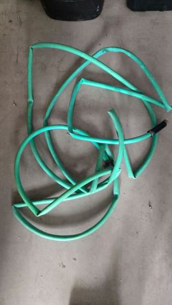 Green Garden Hose