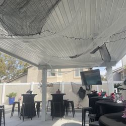 Cocktail Tables w/Skirt Covers