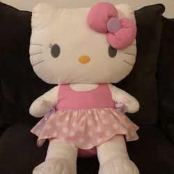 Large Hello Kitty Stuffed Animal 