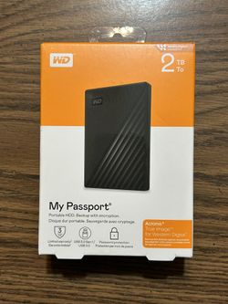 Western Digital My Passport Portable HDD 2TB