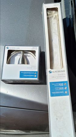 Glacier Bay towel & hand towl unboxed