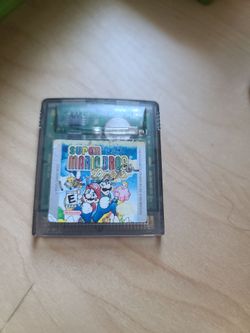 Gameboy color game super mario bros deluxe