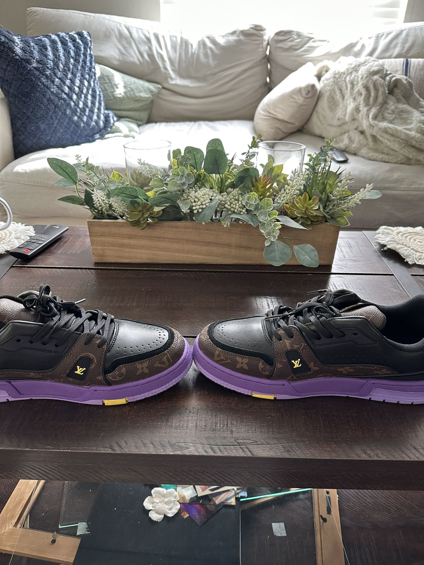 Louis Vuitton LV Trainer purple And Yellow for Sale in Glenarden, MD -  OfferUp