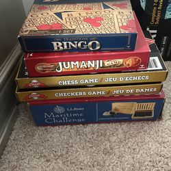 Board Game Set (5 Games)