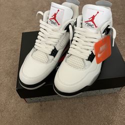 jordan 4 white cement size 11