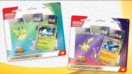 Pokemon 30th Anniversary Tech Sticker Collection
