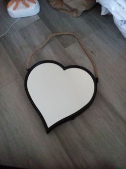 Heart-Shaped Hanging Wall Sign