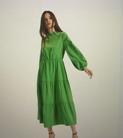 Plus Size, Macy’s Green Dress-NWT-Size 16 Petite
