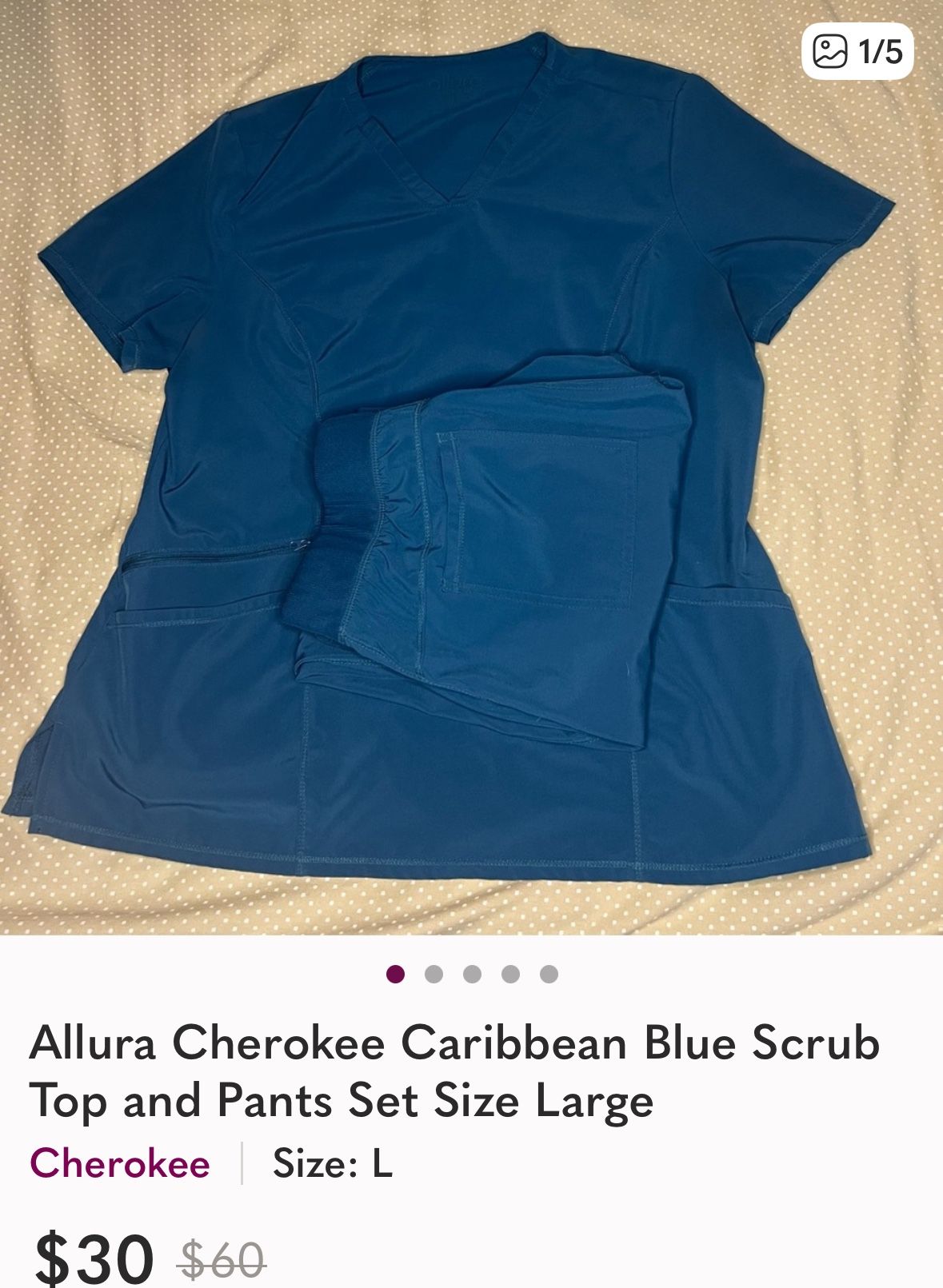 Scrub Allura Cherokee L