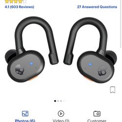 Skullcandy - Push Active True Wireless Sport Earbuds - Black