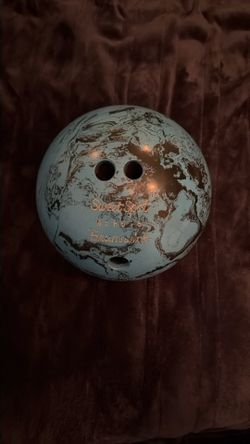 1970s Brunswick Sweet spot Bowling Ball 15 Lbs