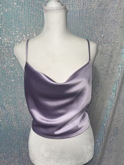 Purple Crop Top