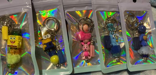 Handmade beaded keychains