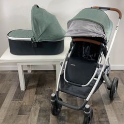 UPPAbaby VISTA Stroller, Emmett (Green Melange) 