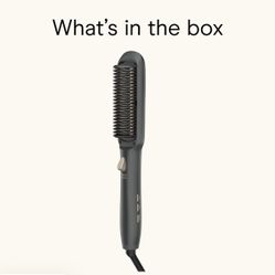 Conair Tension Control Straightening Brush with 1” Heated Brush Teeth