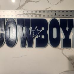 Custom COWBOYS sign