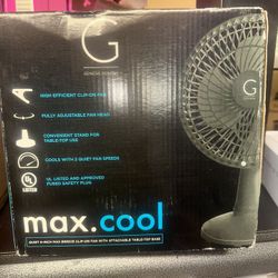 Max Cool 6 Inch Fan 