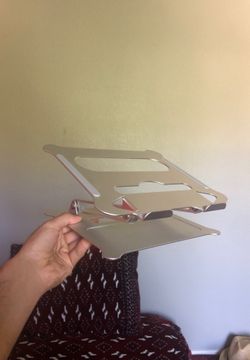 Durable laptop stand.